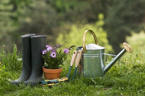 Example of cubic-yard landscaping waste volume for a terrace garden clearance