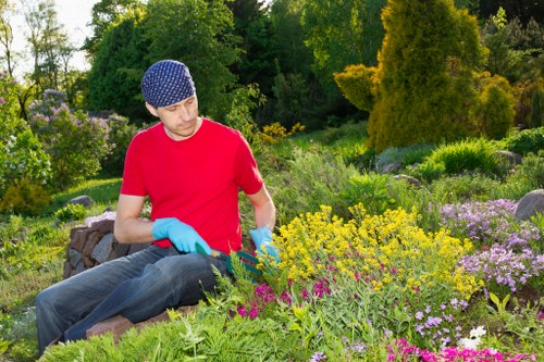 Stylish garden planting and paving in Crystal Palace