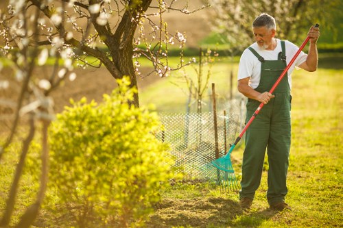 Garden waste handling and liability information for landscaping work